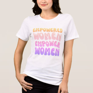 Camiseta Triblenda Empowered Women Empower Women Retro Vintage quote