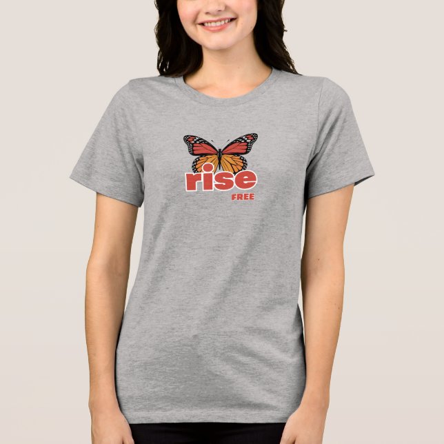 Camiseta Triblenda empowered women t shirts for her  (Anverso)