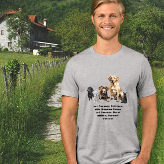 Camiseta Triblenda Empresa de servicios de mascotas publicidad