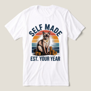 Camiseta Triblenda Empresaria Gata Jefa - Dinero Hecho a Sí Misma Amb