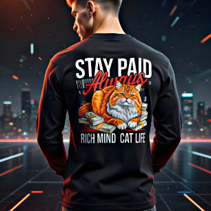 Camiseta Triblenda Empresaria Gata Jefa - Mantén el Pago Siempre