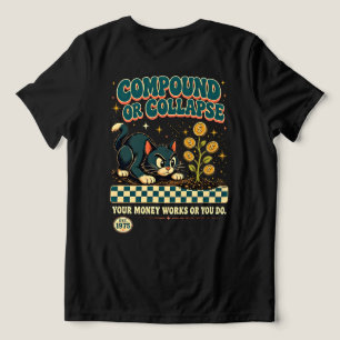 Camiseta Triblenda Empresaria Jefa Babe - Compuesto Gato de Dinero 