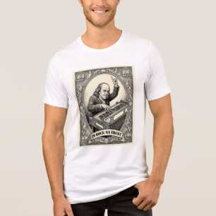 Camiseta Triblenda En el Rock Confiamos 100 Rocas Teclista Franklin