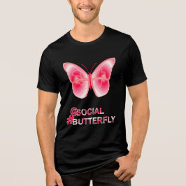 Camiseta Triblenda En Mariposa de Hashtag Social