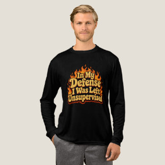 Camiseta Triblenda En Mi Defensa Me Dejaron Sin Supervisión Divertida
