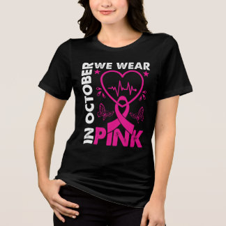 Camiseta Triblenda En Octubre Usamos Camiseta Rosa 2024