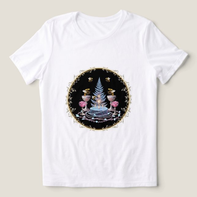 Camiseta Triblenda Encantado Garden Vibes Tee 🐝 🌸 (Diseño delantero )