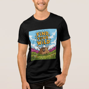 Camiseta Triblenda Encuentra tu diseño de Personalizado salvaje de mo
