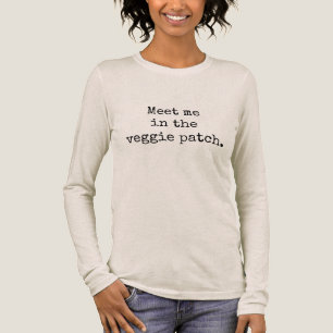 Camiseta Triblenda Encuentrame en la parcela de verduras