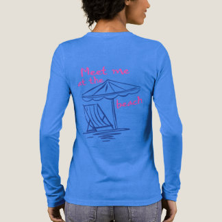 Camiseta Triblenda Encuentrame en la Playa–Vibraciones Costeras de Ve