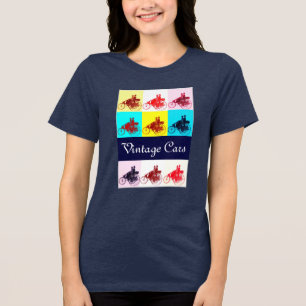 Camiseta Triblenda Encuentro de coches antiguos Pop Art