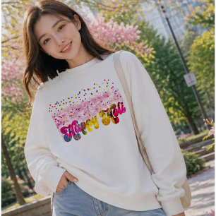 Camiseta Triblenda Energía Líquida Groovy Arte Cultural Holi
