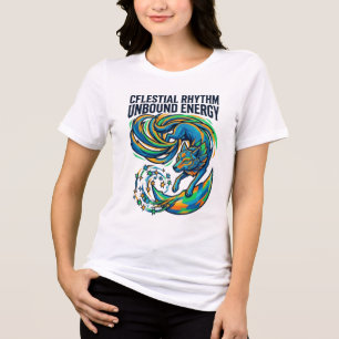 Camiseta Triblenda Energía Mística Loba Celestial Ritmo Sin Límites G