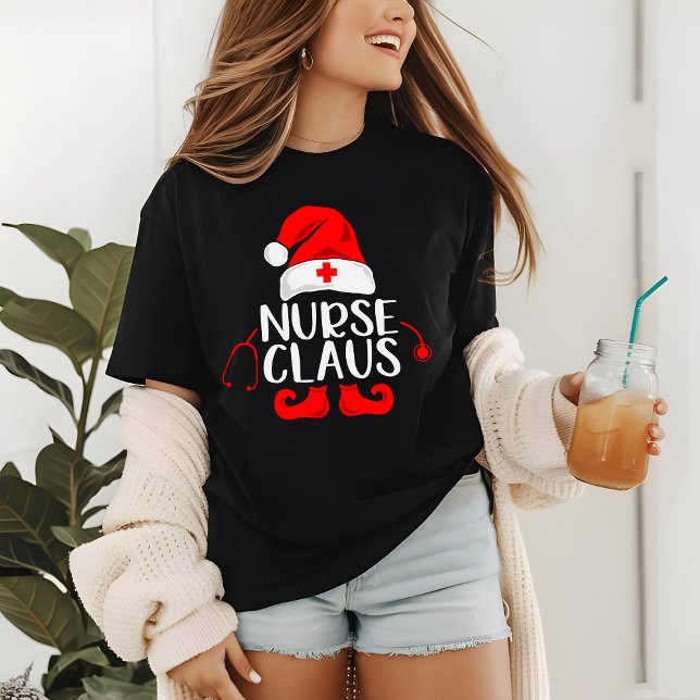 Camiseta Triblenda Enfermera Claus Navidades Vacaciones Stethoscope F (Subido por el creador)