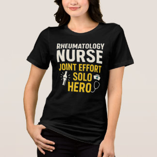 Camiseta Triblenda Enfermera de reumatología Camiseta graciosa