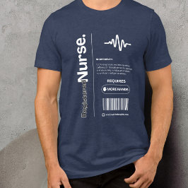 Camiseta Triblenda Enfermera Registrada – Humor Divertido de Trabajo,