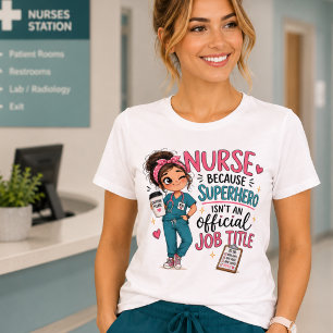 Camiseta Triblenda Enfermera Superhéroe Caprichosa