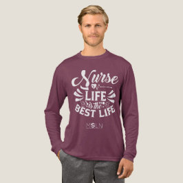 Camiseta Triblenda Enfermera Vida Oscura Tri-Blend Long Sleeve Tee