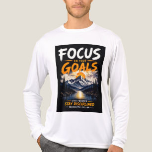 Camiseta Triblenda Enfócate En Tus Metas Motivacional