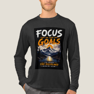 Camiseta Triblenda Enfócate En Tus Metas Motivacional