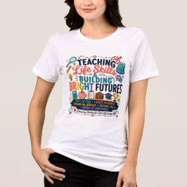Camiseta Triblenda Enseñanza de Habilidades para la Vida y Construcci