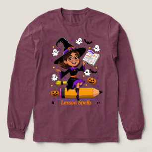 Camiseta Triblenda Enseñar es un grito total – Profesora de Halloween