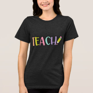 Camiseta Triblenda Enseñar Tee Gráfico para profesores