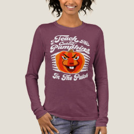 Camiseta Triblenda Enseño calabazas más finas - Divertido profesor de