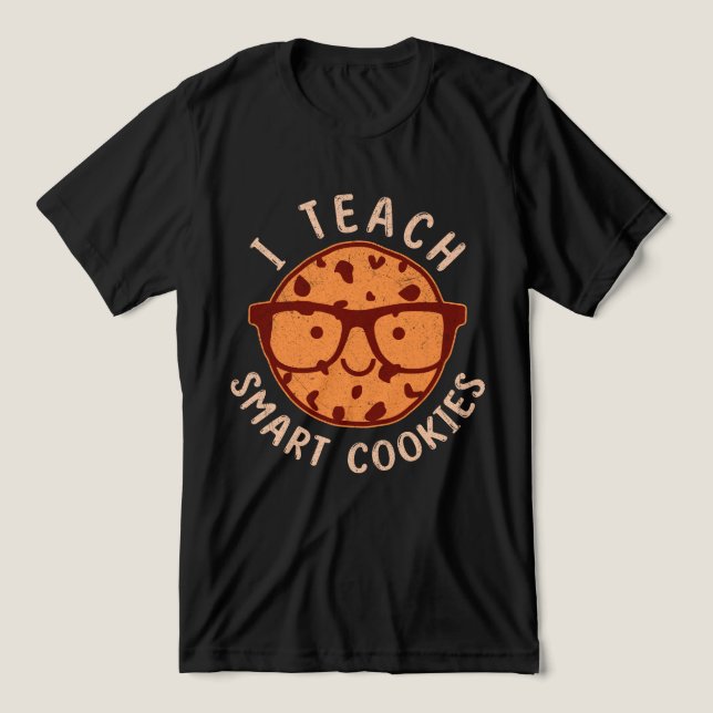 Camiseta Triblenda Enseño cookies inteligentes (Diseño delantero )