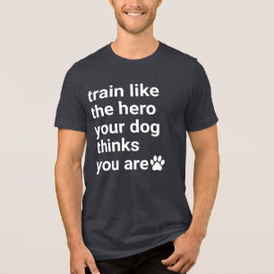 Camiseta Triblenda Entrena Como un Héroe - WF Logo