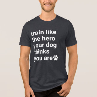 Camiseta Triblenda Entrena Como un Héroe - WF Logo
