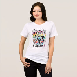 Camiseta Triblenda Entrenador de Carrera – Divertida "Punta de Entren