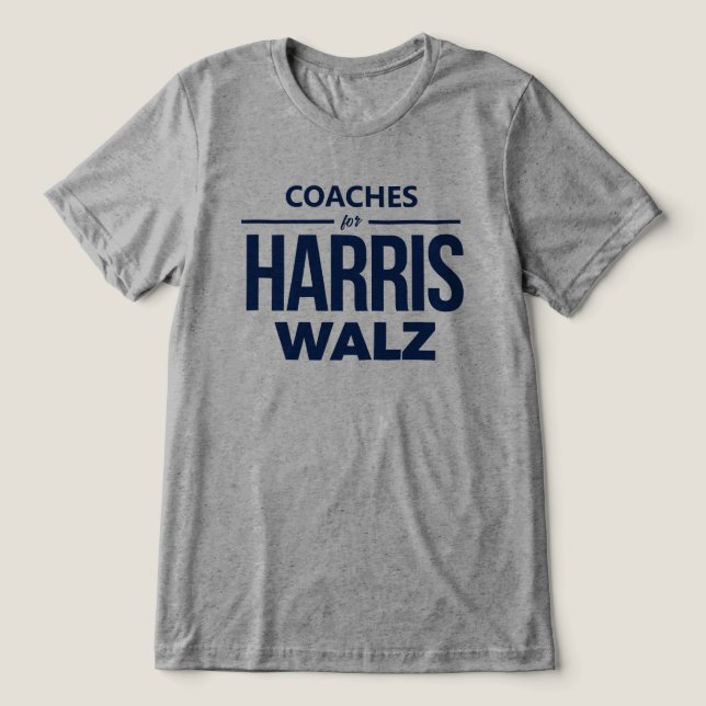 Camiseta Triblenda Entrenadores de Harris Walz (Diseño delantero )