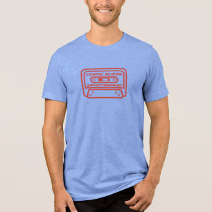 Camiseta Triblenda Entretenimiento de Alienígenas Cósmicos Casete con