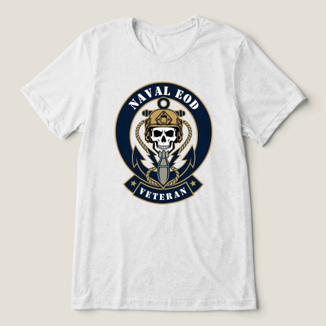 Camiseta Triblenda EOD Naval (Diseño delantero )