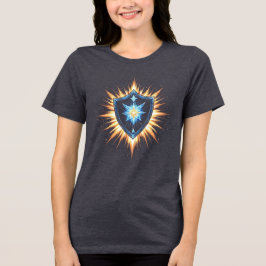 Camiseta Triblenda Epic Fantasy Shield with Radiant Energy Burst – Ma