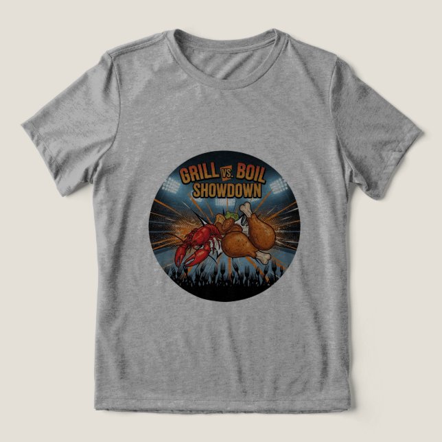 Camiseta Triblenda Epic Grill vs. Boil Showdown T-Shirt! 🥊 🍗 (Diseño delantero )