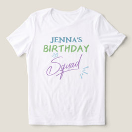 Camiseta Triblenda Equipo de Cumpleaños 30 de Mujeres