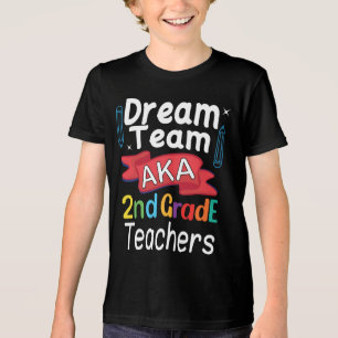 Camiseta Triblenda Equipo de ensueño AKA Maestros de 2do Grado Primer