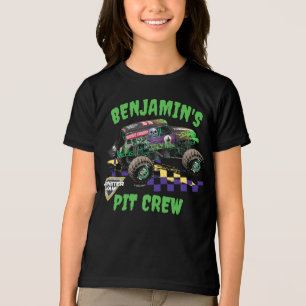 Camiseta Triblenda Equipo de Fosa de Cumpleaños de Monster Jam Grave