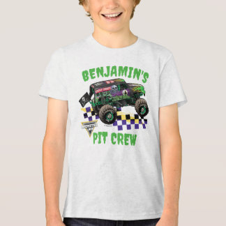 Camiseta Triblenda Equipo de Fosa de Cumpleaños de Monster Jam Grave 