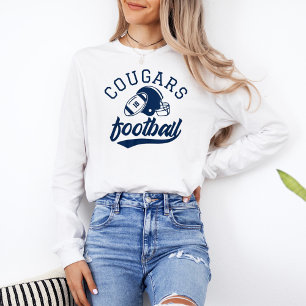 Camiseta Triblenda Equipo de Fútbol Americano Retro Navy Personalizad