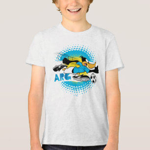 Camiseta Triblenda Equipo de fútbol de Argentina con gráfico de Pato 