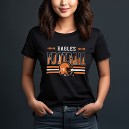 Camiseta Triblenda Equipo de Fútbol Personalizado con Franja Naranja 