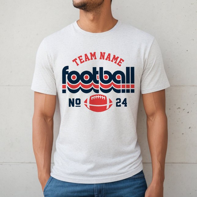 Camiseta Triblenda Equipo de fútbol personalizado de hombres rojos bl (Subido por el creador)