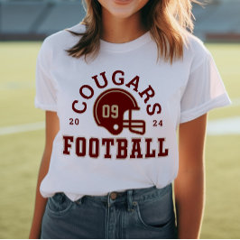 Camiseta Triblenda Equipo de fútbol personalizado Mamá Roja y Oro