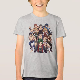 Camiseta Triblenda Equipo de héroes Anime Kids's T-Shirt