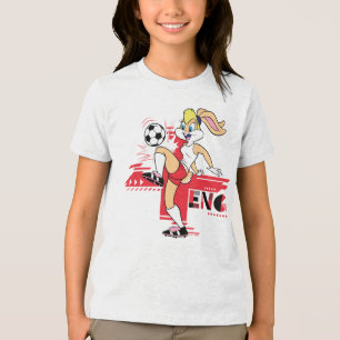 Camiseta Triblenda Equipo de Inglaterra de fútbol gráfico de Lola Bun