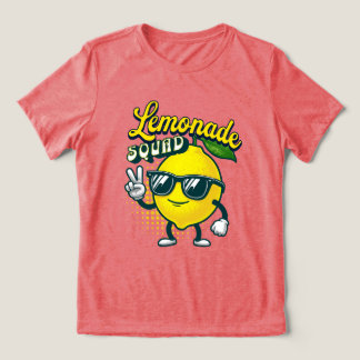 Camiseta Triblenda Equipo de Limonada Divertido Gráfico de Frutas de 