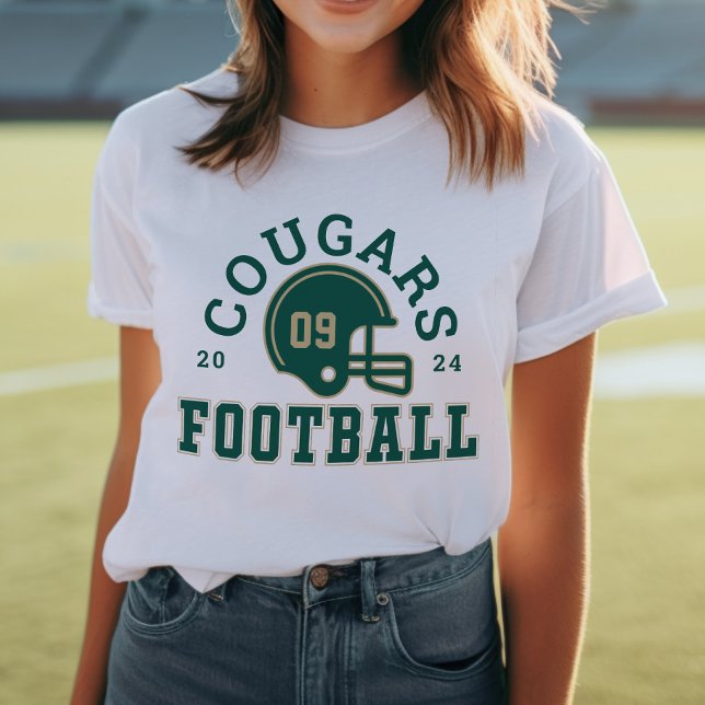 Camiseta Triblenda Equipo de personalizado de fútbol Mamá Verde y Oro (Subido por el creador)
